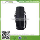 2016 Newest Hot Selling Leather Carry Bag of Bluetooth Speaker Protective Leather Cover for Amazon Echo Wireless Speaker thumbnail-1