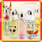 Glass Bottle 350ml Customized Glass Water Bottle Continuing Sell Voss Glass Water Bottle With Metal Lid thumbnail-4