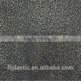 Woven Backing Technics and Embossed Pattern Pvc Glitter Leathers