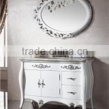 Wholesale antique bathroom vanities in white with over mirror WTS322
