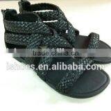 Summer Classic Black Campagus Sandals thumbnail-2