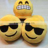 2015 China Supplier Plush Emoji Slippers Stores Online