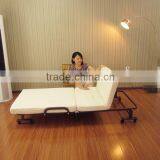 White Guest Room Metal Folding Bed thumbnail-2