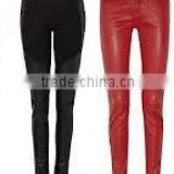 Hot Sale Black Ladies Leather Pants,Wholesale Skinny Ladies Leather Pants,Cool Lady leather pants In tight design