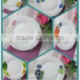 Hot Sale Ceramic Dinner Plate With Flower, Popular Designs Ceramics Plate , Soup Plate thumbnail-3
