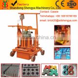 Shengya german technology manual QMR2-45 hollow block movable laying machines China product