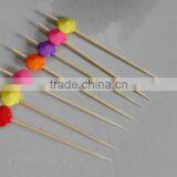 Lantern Pattern Rainbow Color Bead Bamboo Stick thumbnail-2