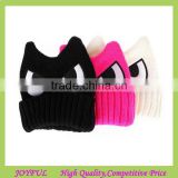 Lovely cat ear knitted hat