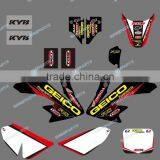New Style (0064) TEAM GRAPHICS & BACKGROUNDS DECALS STICKERS Kits for HONDA CRF50 CRF 50F 2004-2007 2008 2009 2010 2011 2012 thumbnail-1