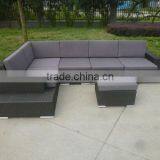 Современный наружный плетенный ратановый мебельный премиум-комплект с диваном thumbnail-5