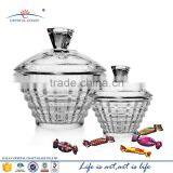 Unique Antique Crystal Candy Dishes With Lid thumbnail-2
