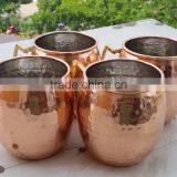 Pure Copper Moscow Mule Mug - 16oz 100% Solid Moscow Mule Mugs With No Inner Lining thumbnail-3