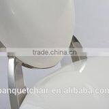 Foshan Furniture Market Modern Stainless Steel Chair for Wedding thumbnail-3