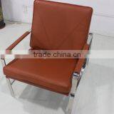 Stainless Steel With Arms Leisure Chair BY2915 Armchair for Living Room thumbnail-1