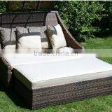 2017 Sigma SGS Trade Assurance All Weather pe Rattan Beach Lounge Chair With Canopy thumbnail-2