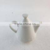 White Porcelain Small Capacity Cone Shape Teapot Cheap Price thumbnail-1