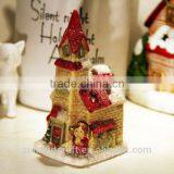 Handmade Resin Christmas Decoration House Candle Holder thumbnail-3