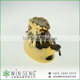 Sexy Lovely Small Gold Ceramic Bag Shape Piggy Bank for Decoration thumbnail-4