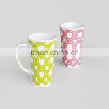 16oz Ceramic Coffee Mug, V-Shape With Decal Printing for Promotion thumbnail-5