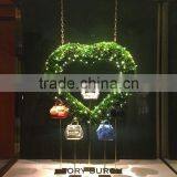 42'' Preserved Boxwood Love Wreath Topiary thumbnail-3