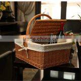 Cheap Wicker Woven Empty Picnic Baskets Wholesale thumbnail-3