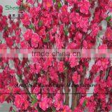 SJZJN 315 High Imitation Rose Colour Artificial Peach Blossom Tree /Fake Peach Blossom Tree thumbnail-2
