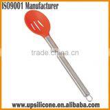 Non-stick Silicone Slotted Spoon With Nylon /plastic/stainless Steel Handle thumbnail-5