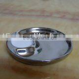 Silver Ceramic Plate Divided Snack Tray thumbnail-1