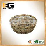 Natural Rattan Flower Basket Oval Pot Planting thumbnail-1