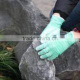 NMSAFETY EN388 3131 Flower Print PU Gloves Ployester Liner pu Coated Gloves/U3 Style Gloves /safety Wrok Glove thumbnail-1