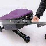 2017 Hot sell outside PC material travel luggage suitcase