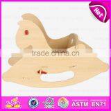 2016 Brand New Wood Rocking Horse, Lovely Wooden Rocking Horse, Kids' Rocking Horse W16D082B thumbnail-3