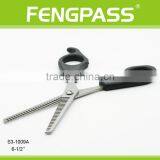 S3-1009A 6-1/2" Inch 2CR13 Stainless Steel With PP Handle Professional Barber Haircutting Scissor Both Side Thinning Scissors thumbnail-4