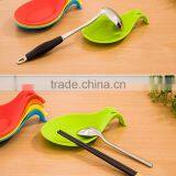 2016 Best Selling Eco-friendly Resistant Silicone Cooking Utensils Set Food Grade Red Silicone Soup Spoon With Customized Logo thumbnail-2