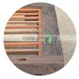 Furniture, Low Bed ,Japanese Style King Size With Reclaimed Solid Wood thumbnail-4