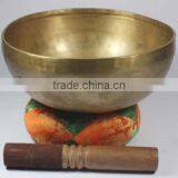 High Quality Pin Hand Carving Buddha 7 Metal With Mantras Old Looking Color Singing Bow thumbnail-4