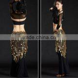 Tribal Triangle Crochet Sequin Hip Shawl Triangle Belly Dance Hip Scarf thumbnail-5