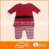 Christmas Red Long Sleeved Cotton Baby Clothes Romper thumbnail-2