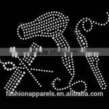 Uniflying Latest Fashion Comb Scissors Dryer Hairdresser Iron on Rhinestone Sheets thumbnail-1