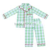 2017 New Arrival Boys Baby Kids Girls Toddler Pajamas Gingham Seersucker Family Christmas Pajamas thumbnail-4