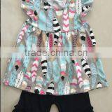 New Design Baby 2 Pcs Outfit Girls Clothing Set Kids Summer Boutique Children Clothes Set Long Sleeve Red Dress Top And Pant Set thumbnail-4