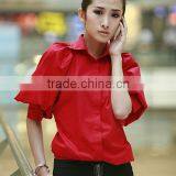 2013 Fashion Ladies Batwing Dolman Sleeve Chiffon Loose Blouse Tops thumbnail-1