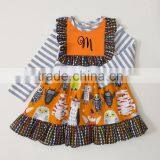 Wholesale Kids Clothes Colourful Girls Party Dresses Halloween Owl Hand-embroidered Fine Dresses thumbnail-1