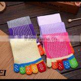 Japanese Five Toe Cute Teen Girl Tube Socks With Grip Socks