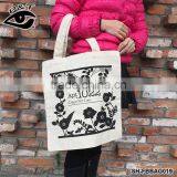 Wholesale Custom Large Cotton Canvas Logo Tote Bag For Promotion thumbnail-2