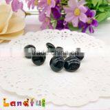New Solid Black Craft Felting Doll Small Soft Wool Toy Safety Glass Toy Eyes thumbnail-6