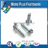 Made in Taiwan Special Hexagonal Head with Flange Hi Lo Thread Tapping Screw Special Head Hi Lo Thread Self Drilling Screw