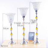 Hot Sale Wedding Favor Antique Crystal Candle Holder for Table Centerpiece Wholesale Like thumbnail-3