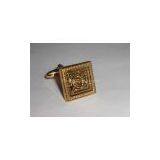 Gold-plated Metal Jewelry Cufflinks thumbnail-1