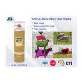Fast Drying Waterproof Spray Animal Mark Paint for Pig / Sheep / Horse Tail Purple Red Green